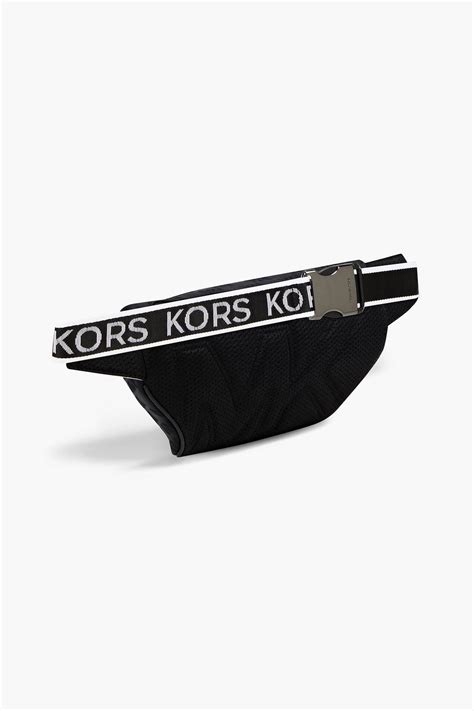 michael kors logo debossed belt bag|Michael Kors belt bag men.